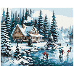 Картина по номерам "Зимние каникулы", Brushme