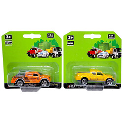 Машина металлическая, 1:64, микс видов, планшет 15,5x11,5x4 см, Автопром