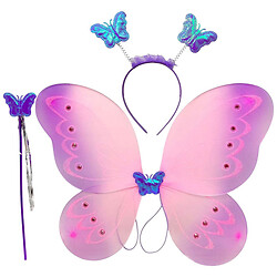 Набор бабочки фиолетово-белый, 36x48 см, Mic