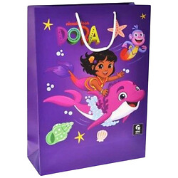 Пакет бумажный L "Дора путешественница", р.31x42x12 см, Qbee