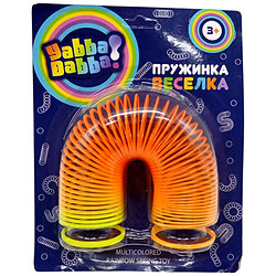 Пружинка "Райдуга", планшет 12,5x7x19 см, мікс видів, Yabba Dabba