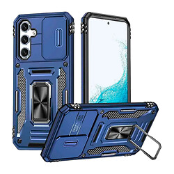 Чохол (накладка) Samsung Galaxy S25 FE, Epik Camshield Army Ring, Navy, Синій