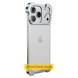 Чохол (накладка) Apple iPhone 17 Air, Minimalist Metal, Срібний