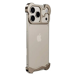 Чехол (накладка) Apple iPhone 17 Pro, Minimalist Metal, Titanium Gray, Серый