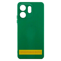 Чохол (накладка) Motorola G55, GETMAN Liquid Silk, Dark Green, Зелений