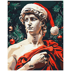 Картина по номерам "Давид в новогоднем настроении", 40x50 см, Brushme