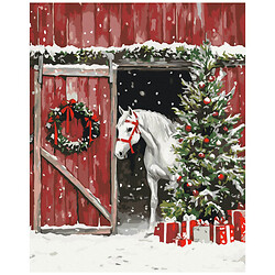 Картина за номерами "Під дзвін копит та снігу", 40x50 см, Brushme
