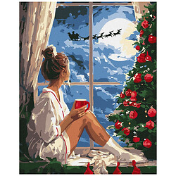 Картина за номерами "Різдвяний вечір", 40x50 см, Ідейка