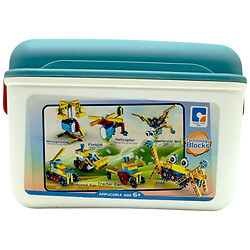 Конструктор на радиоуправлении 182 детали, автоматическое движение, колесо свободного хода, движение вперед-обратно, аккумулятор 3.7 V, пульт управления, в боксе, Mic