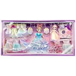 Лялька в коробці, в блакитній сукні, Mic