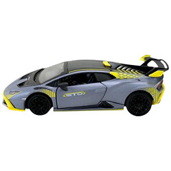 Машина металлическая 1:32 "Lamborghini STO", батар., свет, звук, откр.дверь, короб.18x9x8 см, Автопром
