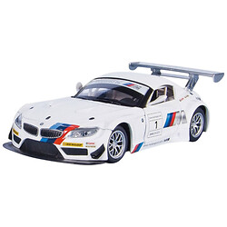 Машина металлическая 1:32 "BMW Z4 GT3", капот, батар., свет, звук, откр. дверь, кор. 18x9x8см, Автопром