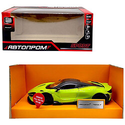 Машина металлическая 1:31 "McLaren 765 LT", свет, звук, коробка 18x9x8 см, Автопром