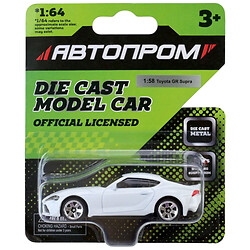 Машина металлическая, 1:64, микс моделей, на планшетке 10x3,5x12 см, Автопром