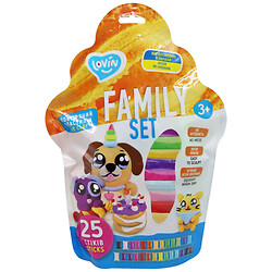 Набор для лепки с воздушным пластилином "25 sticks Air Clay Lovin Family Set", Окто