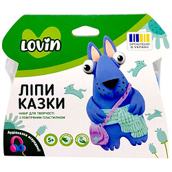 Набор для творчества с воздушным пластилином "ЛепиСказки: ВОВЧИК", Lovin