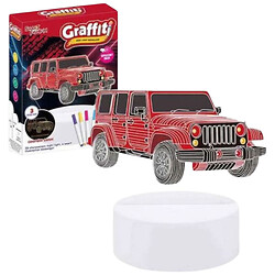 Нічник працює від мережі, підсвічування, 3 кольори світла, фломастери, USB кабель, в коробці, Mic