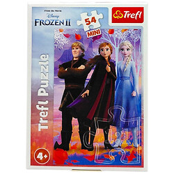 Пазлы "Холодное сердце 2, ЭЛЬЗА, АННА, КРИСТОФФ", 54 эл, Trefl