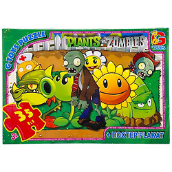 Пазли із серії "Рослини проти Зомбі", 35 ел, Gtoys