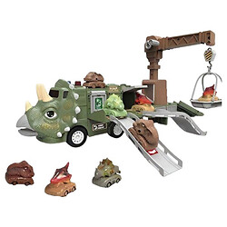 Парковка, інерційний механізм, 3 машинки, підйомний кран, 10 мелодій, звуки роботи, рик, підсвічування, наклейки, інструкція, Mic