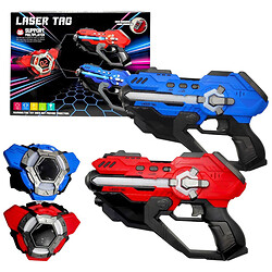 Пістолети з мішенями, 2 пістолети, 2 мішені, підсвічування, звук, вібрація, Mic