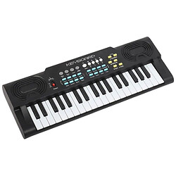 Синтезатор 37 клавіш, мікрофон, працює від мережі або батарейок, звуки тварин та музичних інструментів, мелодії, регулювання гучності, функція запису, в коробці, King