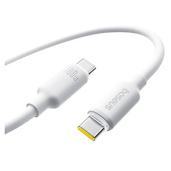 USB кабель Baseus E0426701 Foamed, Type-C, 1.0 м., Белый