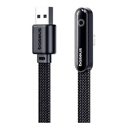 USB кабель Baseus P10382503121-00 MVP 3 Apple iPhone SE 2022 / iPhone 14 Pro Max / iPhone 14 Plus / iPhone 14 Pro / iPhone 14 / iPhone 13 Pro / iPhone 13 Mini / iPhone 13 / iPhone 13 Pro Max / iPhone 12 Mini / iPhone 12 Pro Max, Lightning, 1.0 м., Чорний