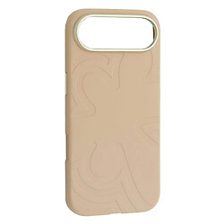 Чехол (накладка) Apple iPhone 17 Air, Flower Liquid, MagSafe, Antique White, Белый