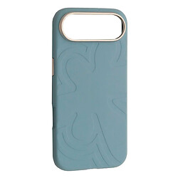 Чехол (накладка) Apple iPhone 17 Air, Flower Liquid, MagSafe, Cloud Blue, Голубой