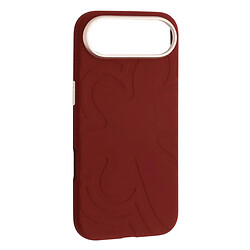 Чехол (накладка) Apple iPhone 17 Air, Flower Liquid, MagSafe, Deep Cherry Red, Красный