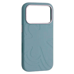 Чехол (накладка) Apple iPhone 17 Pro, Flower Liquid, MagSafe, Cloud Blue, Голубой