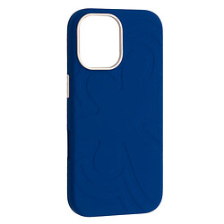 Чехол (накладка) Apple iPhone 17, Flower Liquid, MagSafe, Quiet Blue, Синий