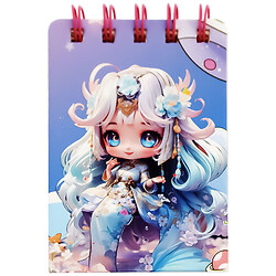 Блокнот А7 на спирали с принтом "Аниме", 60 л.