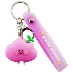 Брелок для ключей с ремешком "Облако", микс, Розовый