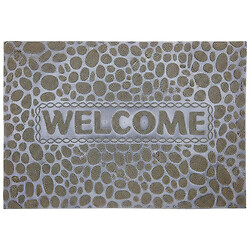 Коврик придверный прямоугольный с надписью "Welcome", 40х60 см