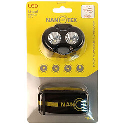 Ліхтарик LED на голову акумуляторний NANOTEX NAN-TH-02, 3 режими