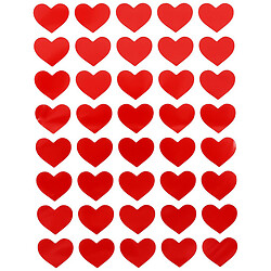 Набор наклейок для творчества "Сердца", 10 листов., Craft Time