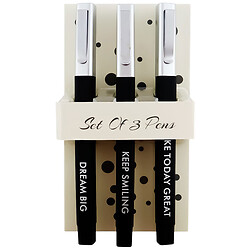 Набор шариковых ручек с надписями, 3 шт.