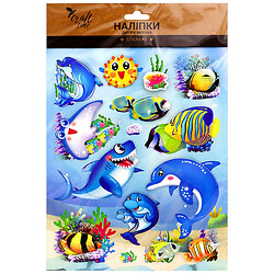 Наклейки детские объемные, в ассортименте, 20х30 см, Craft Time