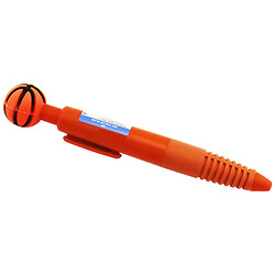 Ручка кулькова автоматична з фігуркою М'яч, Синій