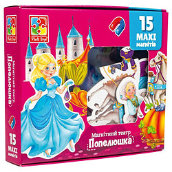 Гра настільна "Магнітний театр. Попелюшка", Vladi Toys