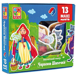 Игра настольная "Магнитный театр. Красная шапочка", Vladi Toys