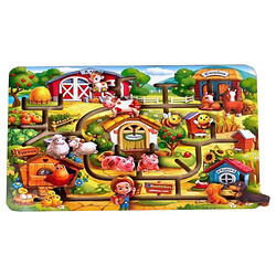 Деревянная игра-лабиринт "Ферма", Ubee