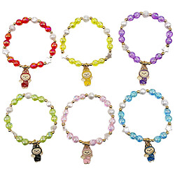 Детские браслеты на руку "Labubu", микс, Mic