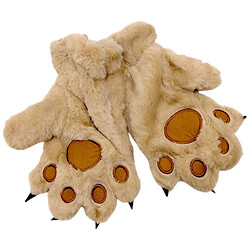 Детские меховые перчатки "Лапки", Mic