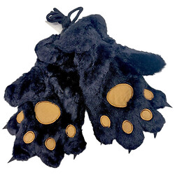 Дитячі хутряні рукавички "Лапки", Mic