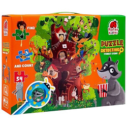 Гра настільна "Пазли-детективи. Лісові історії", Roterkafer