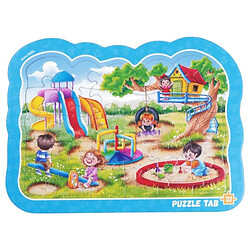 Гра розвиваюча, пазли-вкладиші "Дитячий майданчик", Roterkafer