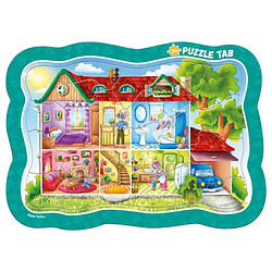 Гра розвиваюча, пазли-вкладиші "Будинок мишеня", Roterkafer